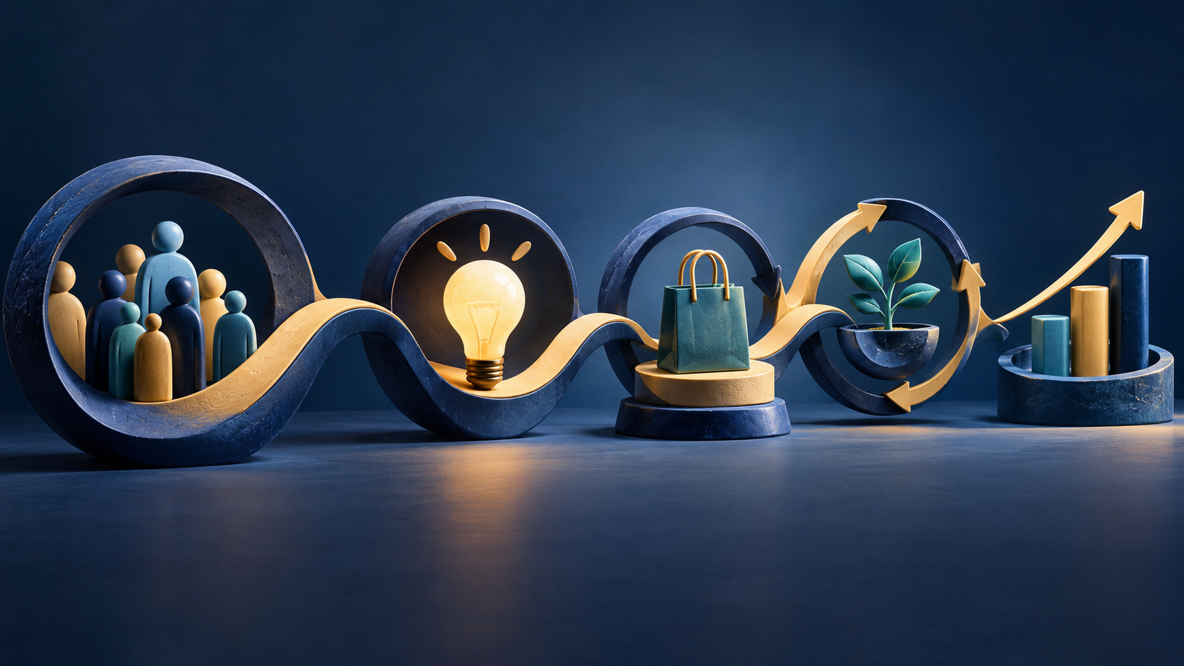 Conceptual illustration for Digital Marketing Strategy Framework: Your 2027 Growth Plan